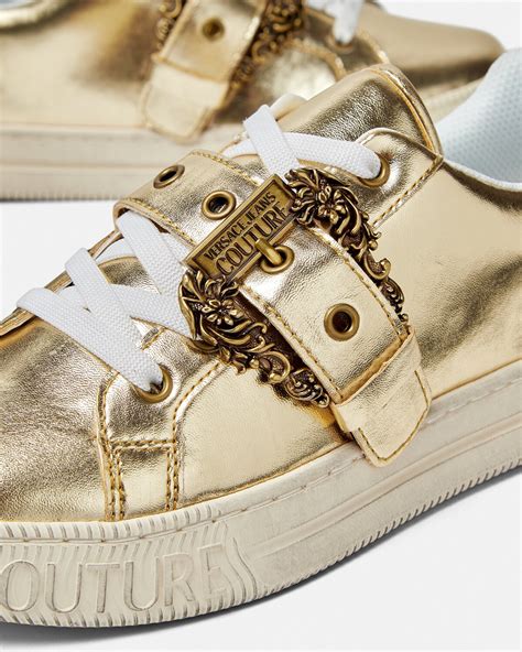 Versace court 88 metallic low